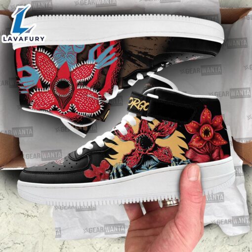 Stranger Things Demogorgon Sneakers Custom High Top Air Force Shoes