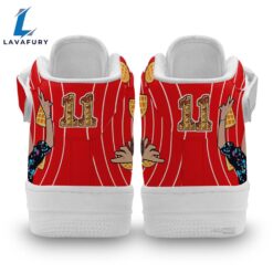 Stranger Things Eleven Sneakers Custom Jane El Hopper High Top Air Force Shoes