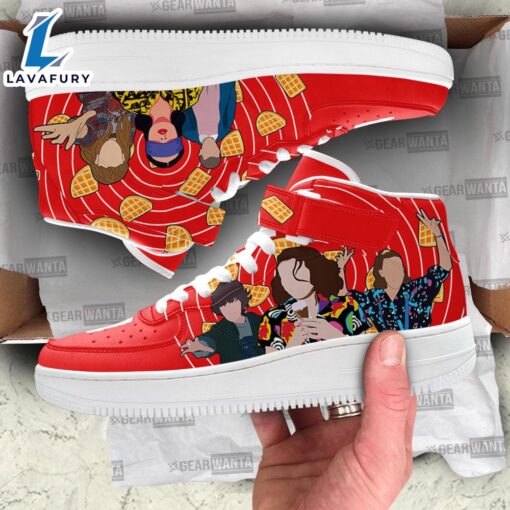 Stranger Things Eleven Sneakers Custom Jane El Hopper High Top Air Force Shoes