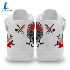 Stranger Things Hellfire Club Eddie Munson Custom High Top Air Force Shoes