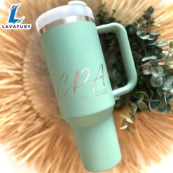 Stylish Custom Name 30oz Tumbler With Handle