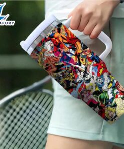 Superhero Insulated Tumbler With Straw