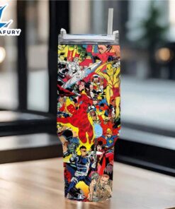 Superhero Insulated Tumbler With Straw