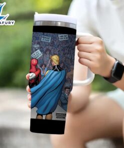 Superheroes Comic Printed Insulated Tumbler