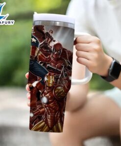 Superheroes Printed Insulated Tumbler