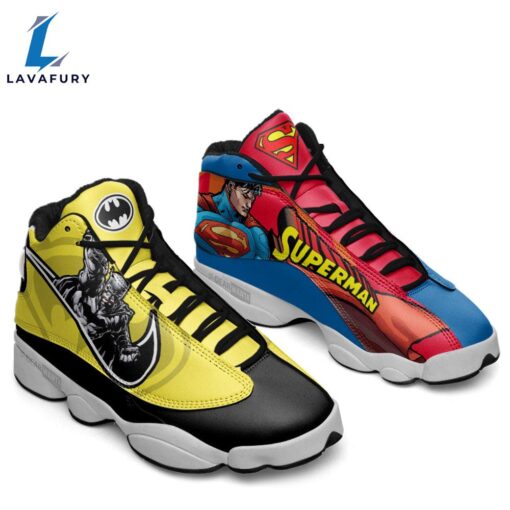 Superman vs Batman J13 Sneakers Super Heroes Custom Shoes