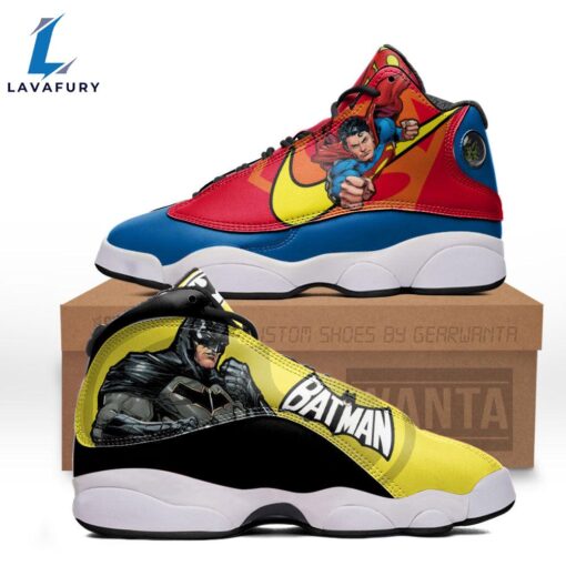 Superman vs Batman J13 Sneakers Super Heroes Custom Shoes