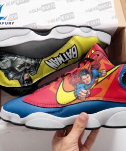 Superman vs Batman J13 Sneakers Super Heroes Custom Shoes