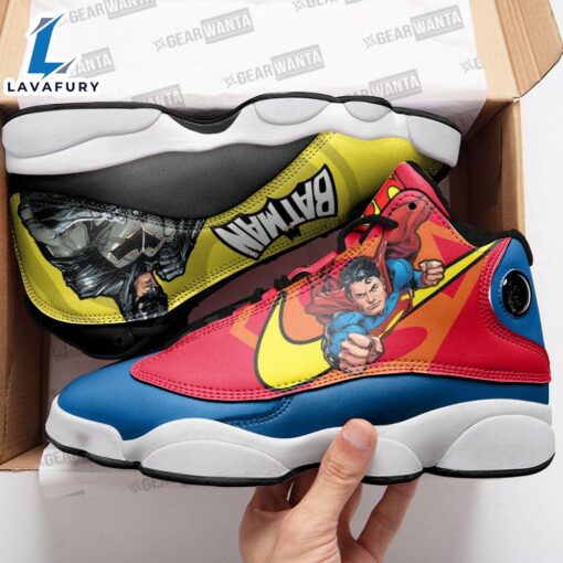 Superman vs Batman J13 Sneakers Super Heroes Custom Shoes