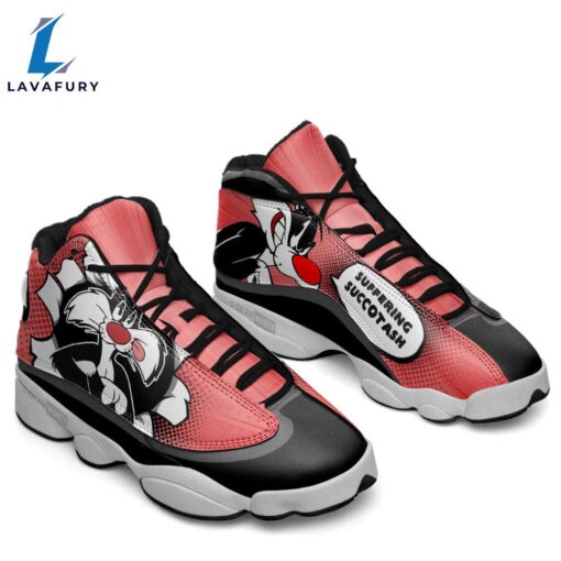 Sylvester Cat J13 Sneakers Custom Comic Style Shoes