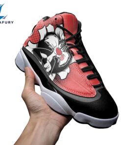 Sylvester Cat J13 Sneakers Custom Comic Style Shoes