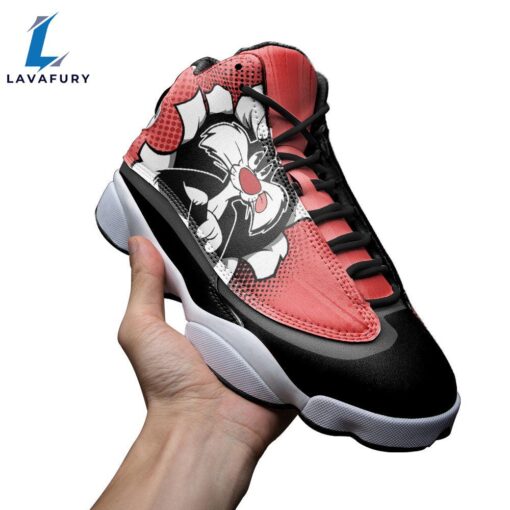 Sylvester Cat J13 Sneakers Custom Comic Style Shoes