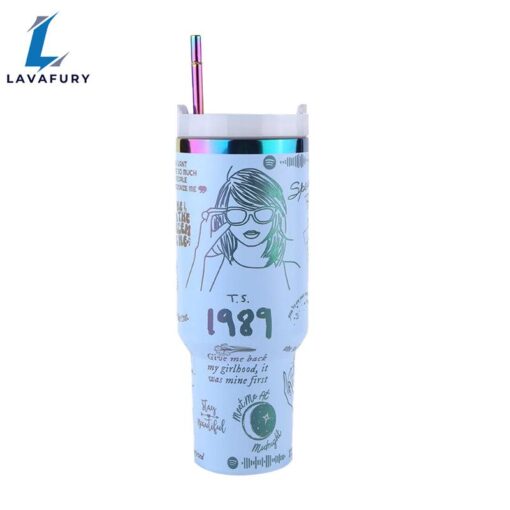 Taylor Swift 40oz Insulated Tumbler With Straw