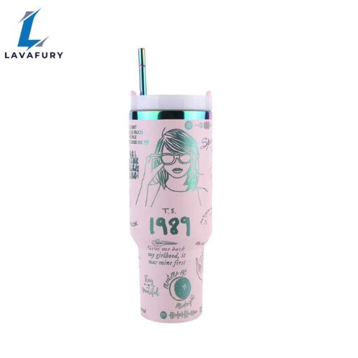 Taylor Swift 40oz Insulated Tumbler With Straw