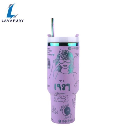 Taylor Swift 40oz Insulated Tumbler With Straw