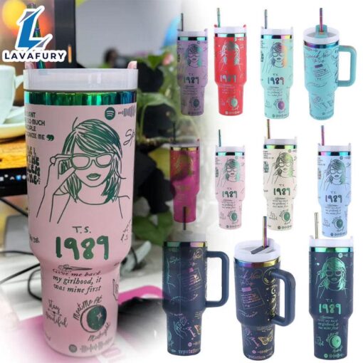 Taylor Swift 40oz Insulated Tumbler With Straw