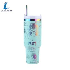 Taylor Swift 40oz Insulated Tumbler With Straw