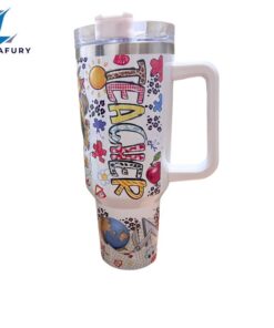 Teach Inspire Motivate 40 oz Tumbler with Handle