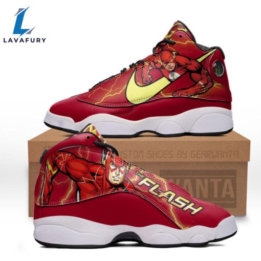 The Flash J13 Sneakers Super Heroes Custom Shoes