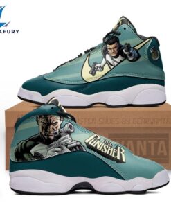 The Punisher J13 Sneakers Super Heroes Custom Shoes