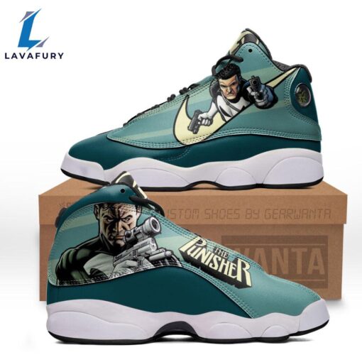 The Punisher J13 Sneakers Super Heroes Custom Shoes