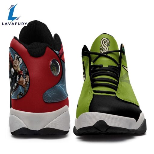 Thor vs Loki J13 Sneakers Super Heroes Custom Shoes