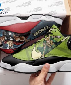 Thor vs Loki J13 Sneakers Super Heroes Custom Shoes