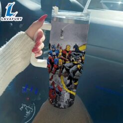 Three Superhero Printed Insulated Tumbler