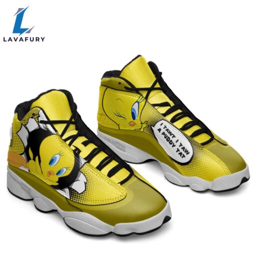 Tweety J13 Sneakers Custom Comic Style Shoes