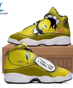 Tweety J13 Sneakers Custom Comic Style Shoes