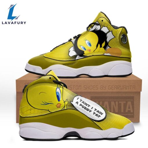 Tweety J13 Sneakers Custom Comic Style Shoes