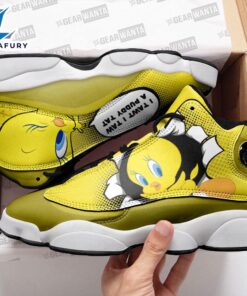 Tweety J13 Sneakers Custom Comic Style Shoes