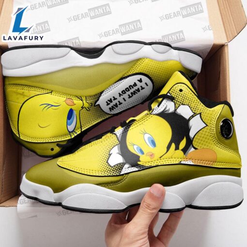 Tweety J13 Sneakers Custom Comic Style Shoes