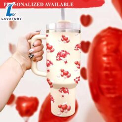 Valentine Heart Balloon Tumbler 40oz…