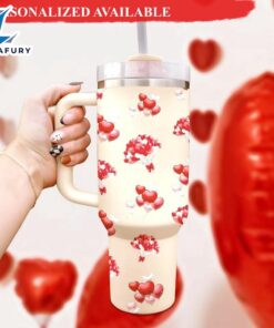 Valentine Heart Balloon Tumbler 40oz…