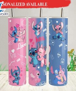 Valentine Tumbler Lilo Stitch Tumbler…