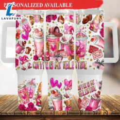 Valentines 40oz Tumbler Happy Valentines…