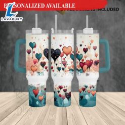 Valentine’s hearts 40oz Tumbler 40oz…