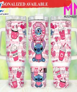 Valentines Stitch Cartoon 40oz Tumbler…