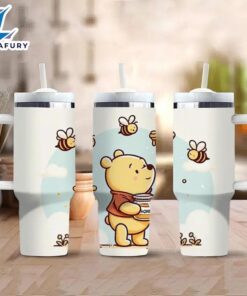 Winnie The Pooh 40oz Insulated Stainless Steel Tumbler With Lid