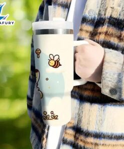 Winnie The Pooh 40oz Insulated Stainless Steel Tumbler With Lid