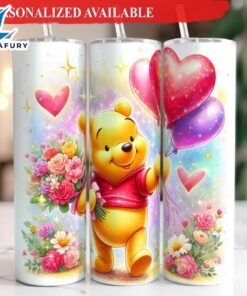 Winnie-the-Pooh Valentine 20oz Tumbler With…