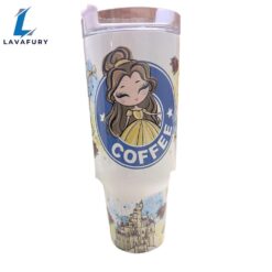 Yellow Dress Magic Park Beastly Princess 40 oz Travel Tumbler