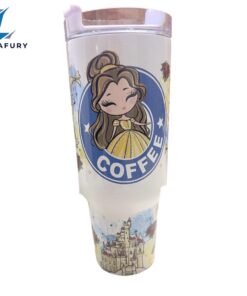 Yellow Dress Magic Park Beastly Princess 40 oz Travel Tumbler