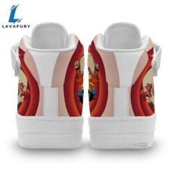 Yosemite Sam High Top Air Force Shoes Custom Looney Tunes Sneakers