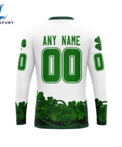 Anaheim Ducks Happy St.Patrick Days Jersey Long Sleeved Sweatshirt