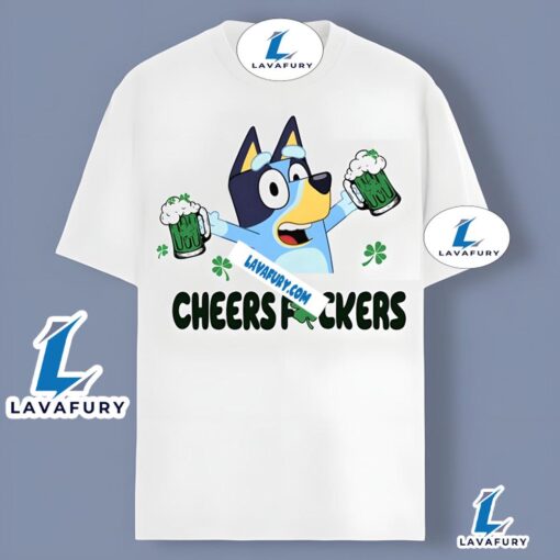 Bluey Cheers Beer For St Patricks Day Classic Shirt 2025