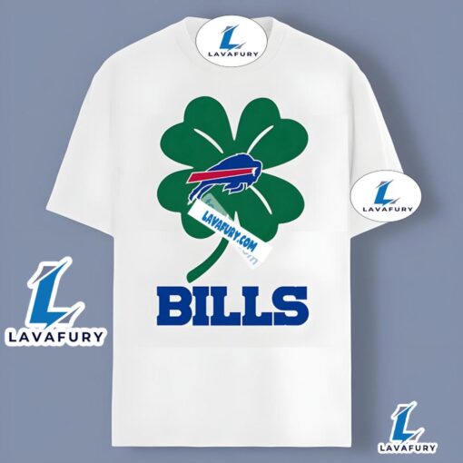 Buffalo Bills And Shamrock St Patrick Day Shirt Holiday 2025