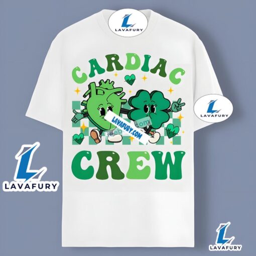 Cardiac Crew St Patrick Day Shamrock Shirt Men Women 2025