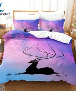 Cartoon Animal Deer Elk Bedding…